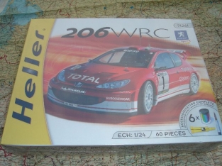 Heller 50752 Peugeot 206 WRC 